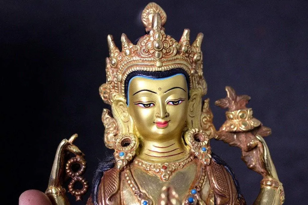 8 Inch Master Quality Chenrezig Availakitesvara Statue