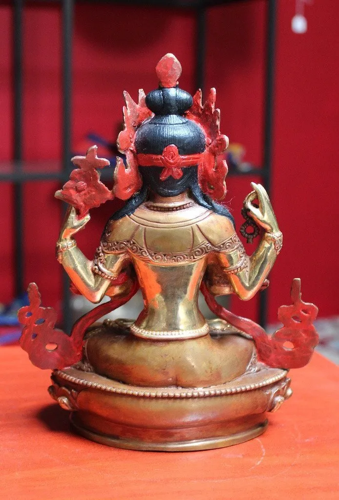 8 Inch Master Quality Chenrezig Availakitesvara Statue