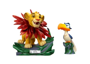 Beast Kingdom Disney The Lion King Little Simba & Zazu Master Craft Statues 2-Pack