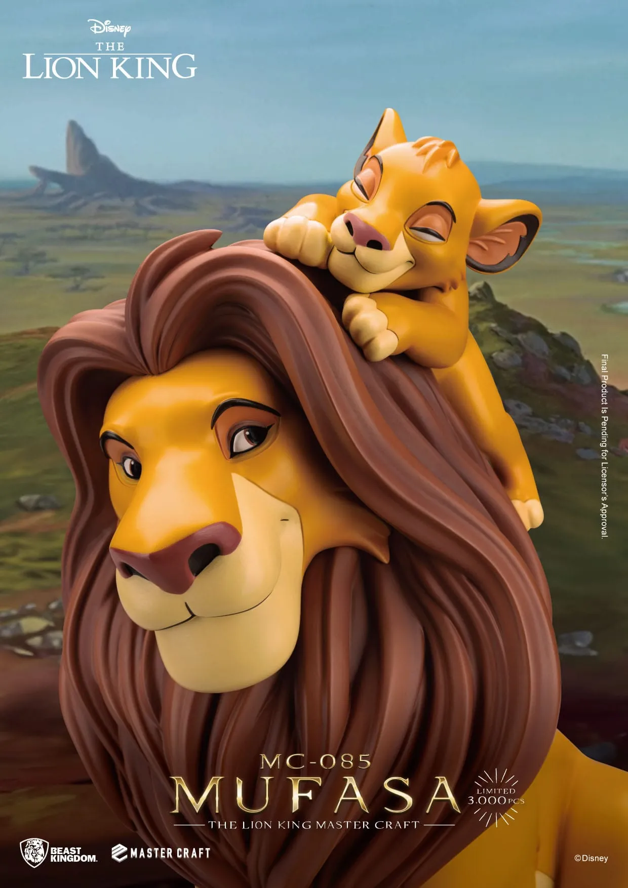 Beast Kingdom Disney The Lion King Mufasa Master Craft Statue