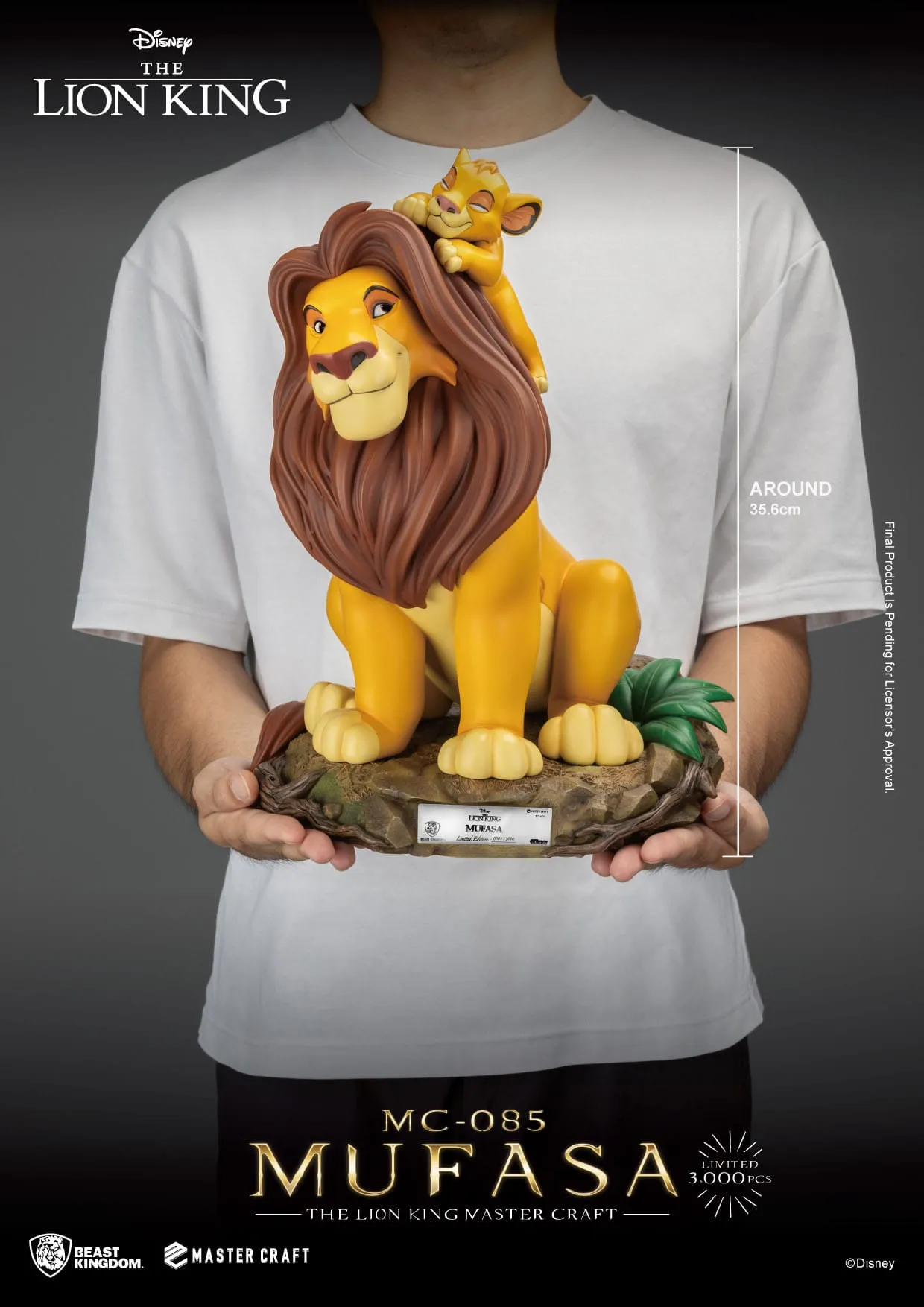Beast Kingdom Disney The Lion King Mufasa Master Craft Statue