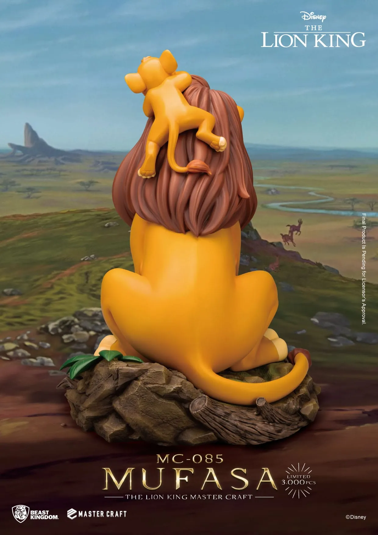 Beast Kingdom Disney The Lion King Mufasa Master Craft Statue
