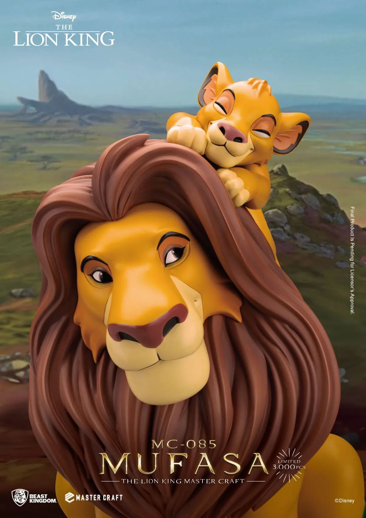 Beast Kingdom Disney The Lion King Mufasa Master Craft Statue