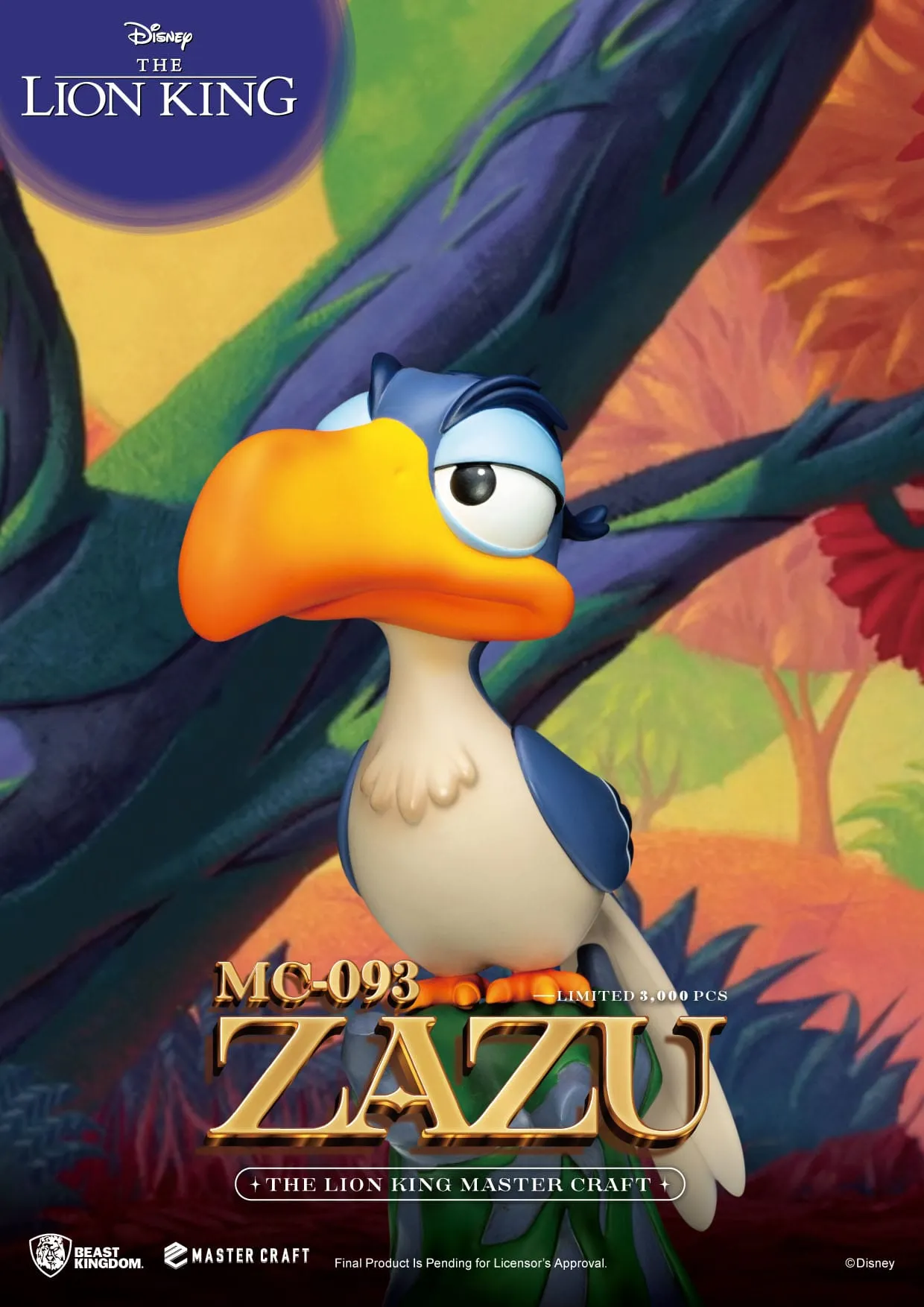 Beast Kingdom Disney The Lion King Zazu Master Craft Statue
