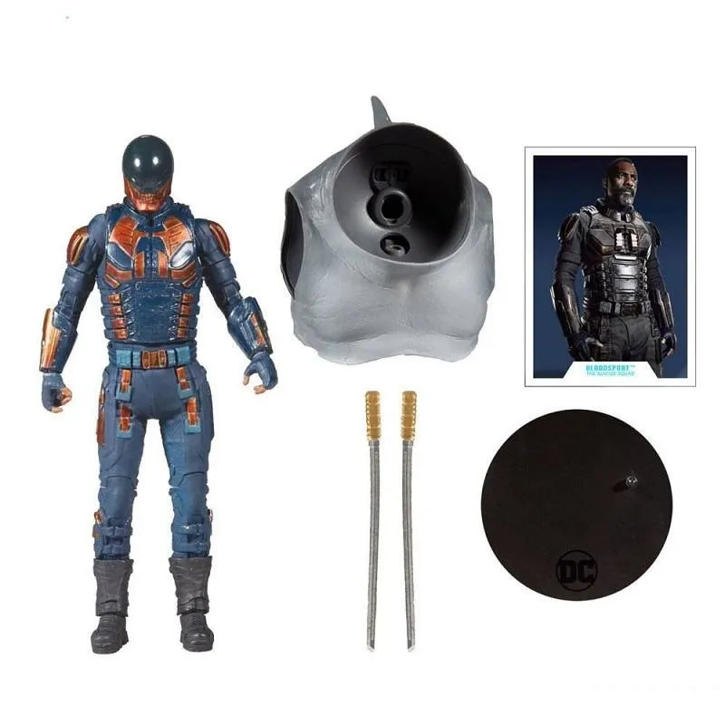 DC Multiverse Suicide Squad Movie Bloodsport (Build a Figure King Shark) 7" Inch Action Figure - McFarlane Toys
