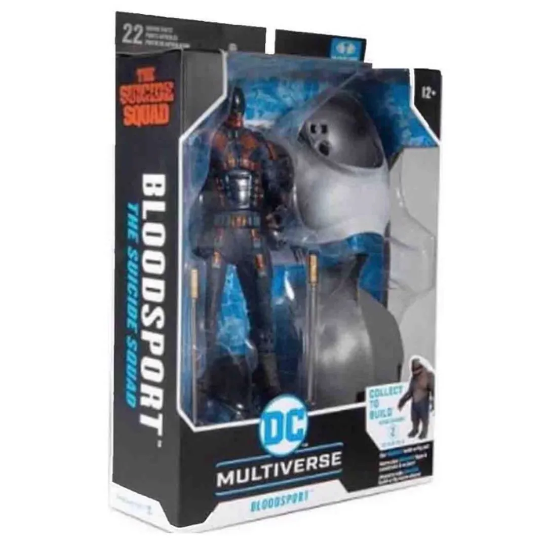 DC Multiverse Suicide Squad Movie Bloodsport (Build a Figure King Shark) 7" Inch Action Figure - McFarlane Toys