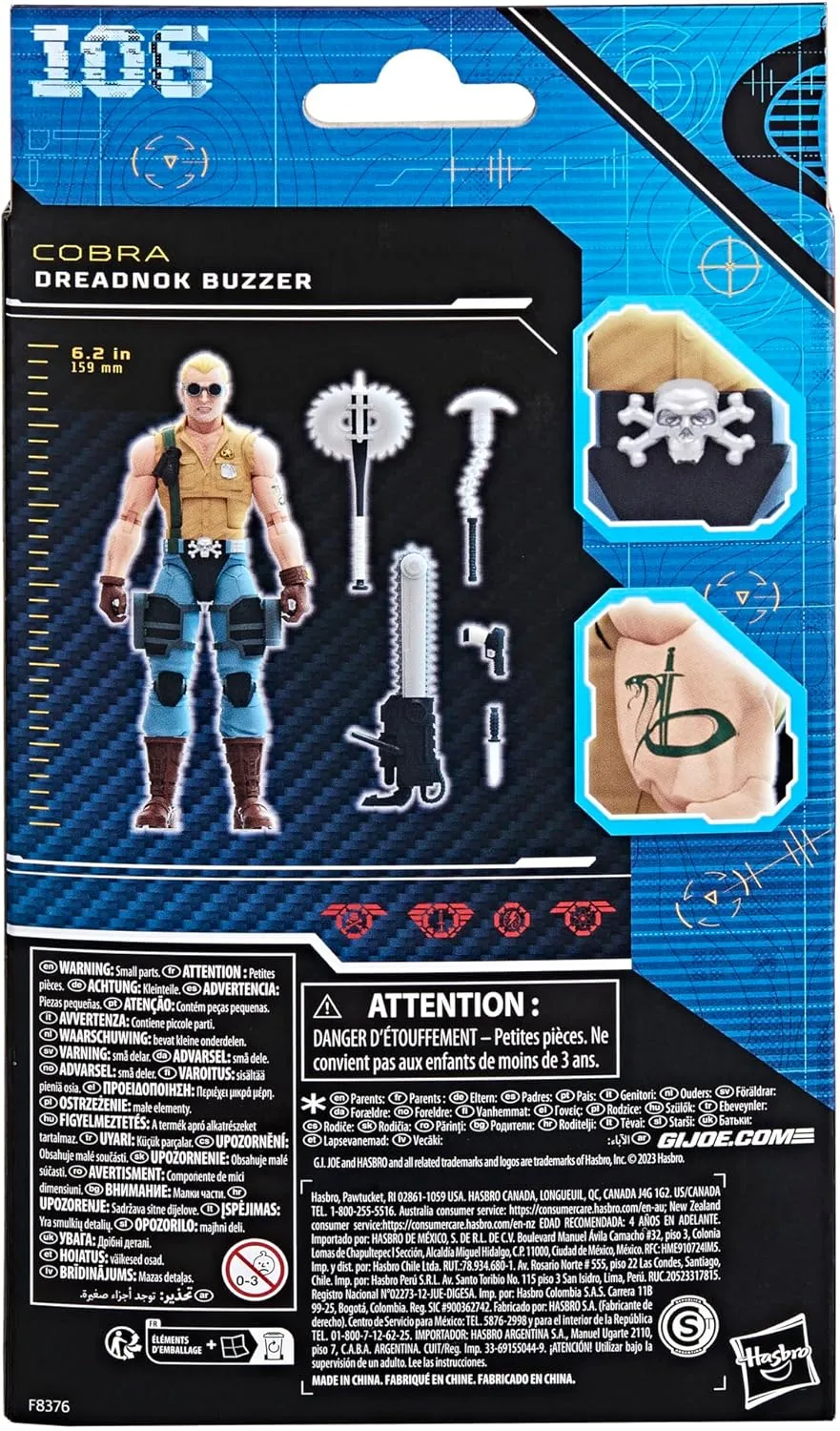 Dreadnok Buzzer 106 - (GI Joe) (Classified Series)