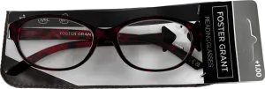 Foster Grant  Paris Lenses Reading Glasses Red/black  1