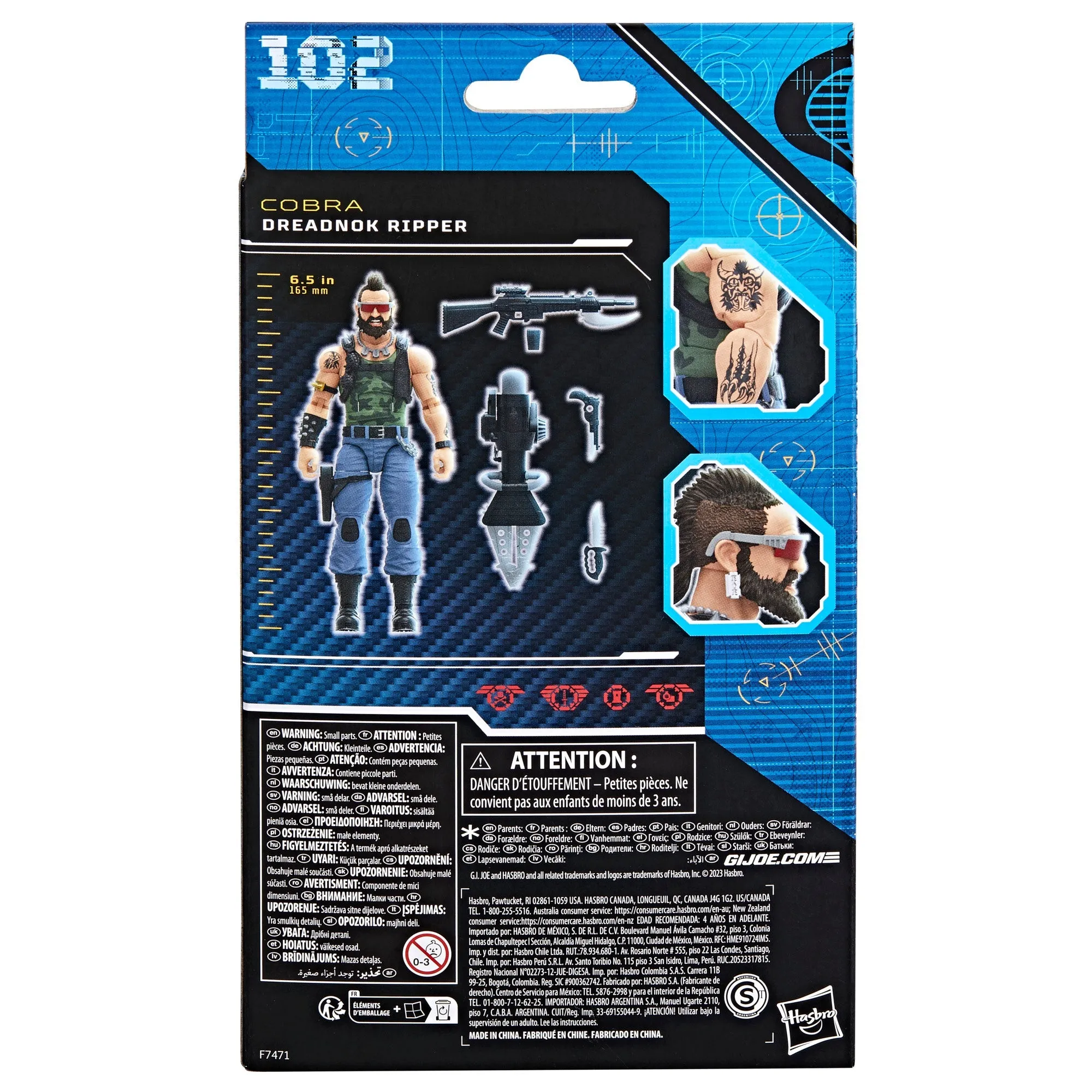 G.I. Joe Classified Series Dreadnok Ripper, 102
