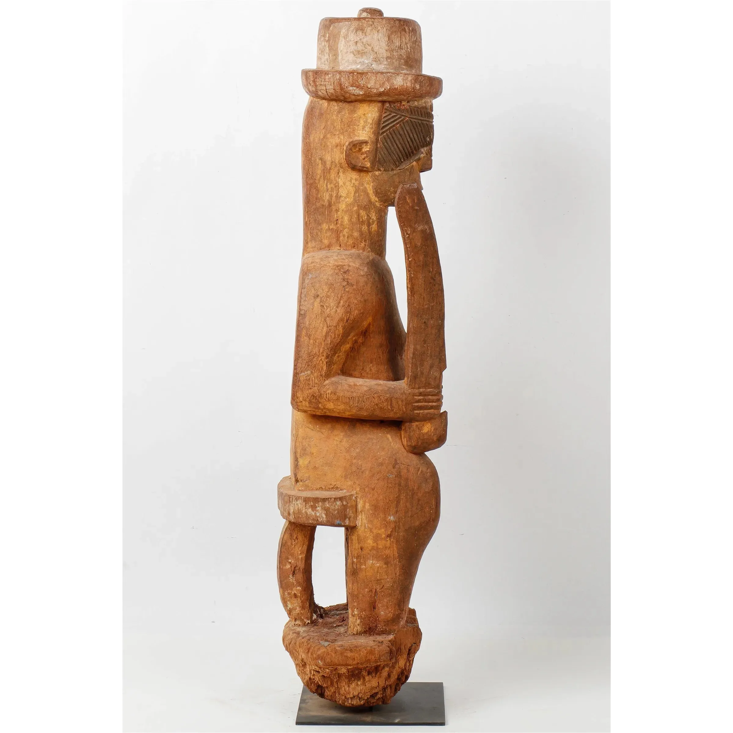 Igbo Magnificently Large Ikenga Warrior Figure, Nigeria #301 PROVENANCE