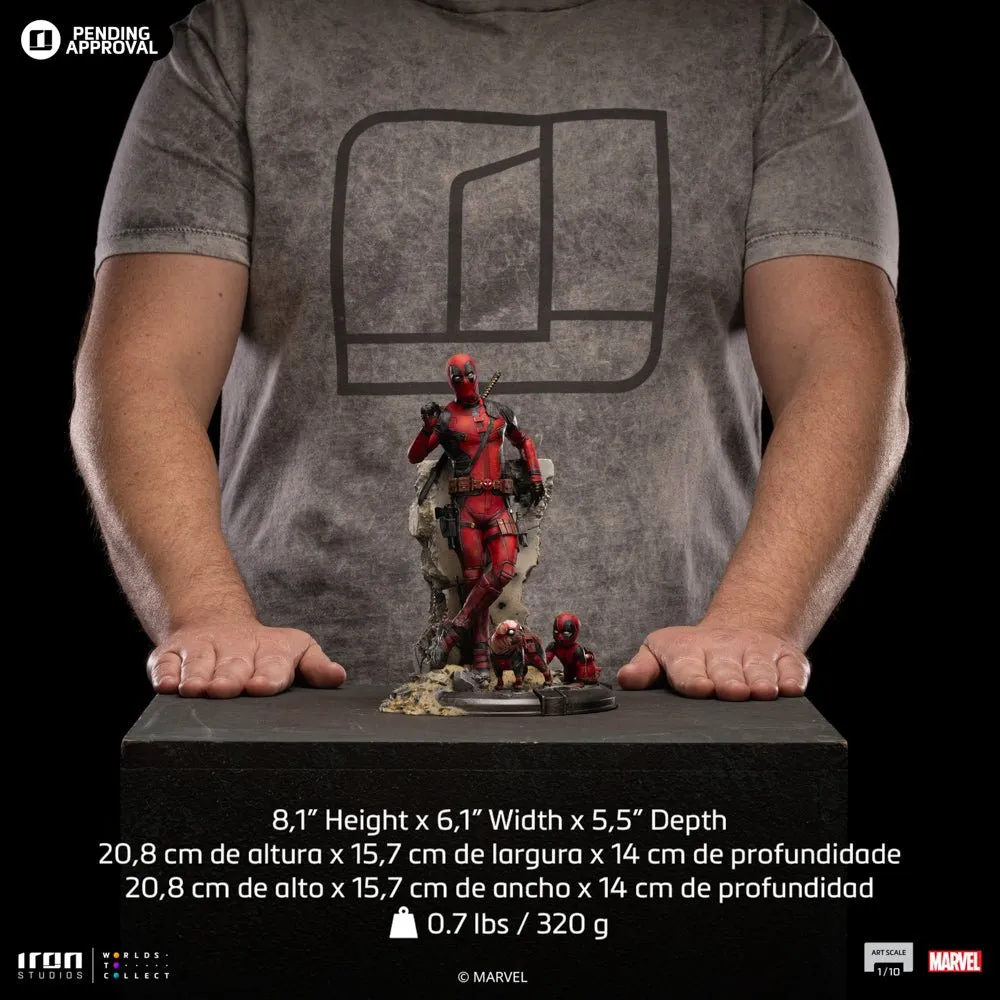 PRE-ORDER: Iron Studios Marvel Studios Deadpool & Wolverine: Deadpool Art Scale 1/10 Statue