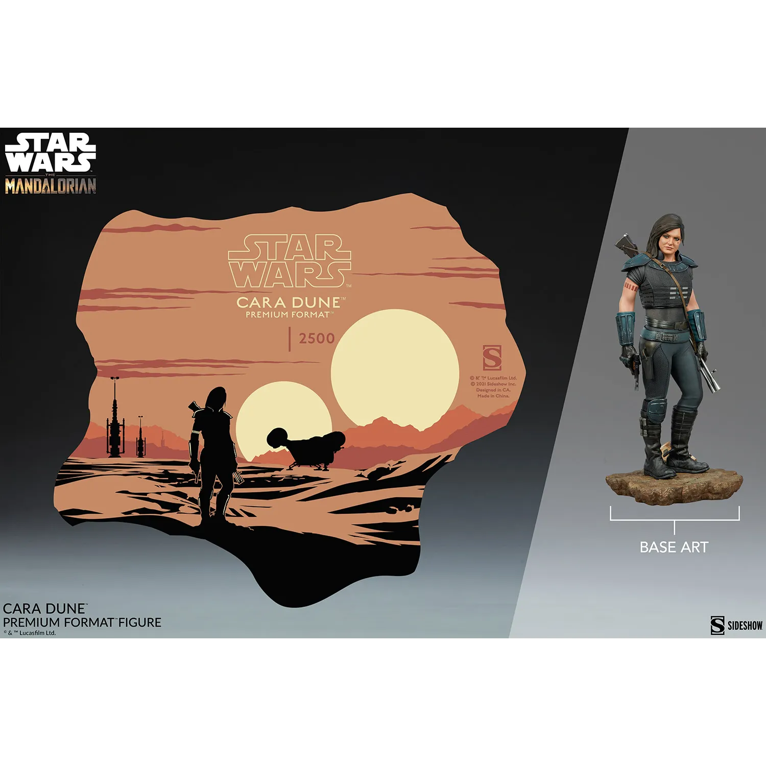 PRE-ORDER: STAR WARS: THE MANDALORIAN Cara Dune™ Premium Format™ Figure