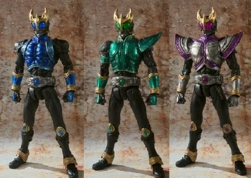 S.I.C. Kiwami Tamashii Masked Kamen Rider Kuuga 3 Form Set Dragon Pegasus Titan Exclusive Action Figure