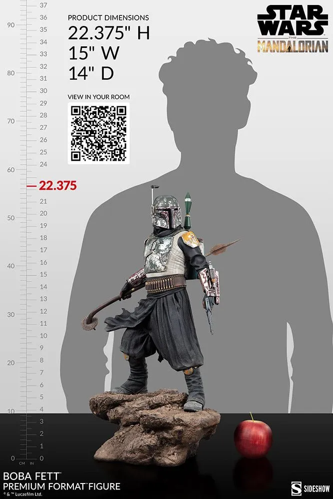 Sidehsow Collectibles Star Wars: The Mandalorian Boba Fett Premium Format Figure