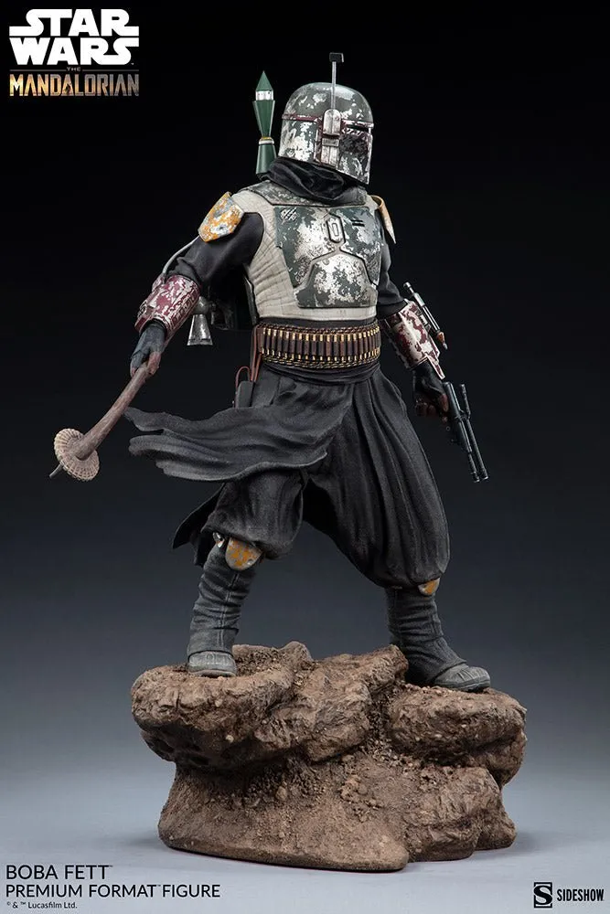 Sidehsow Collectibles Star Wars: The Mandalorian Boba Fett Premium Format Figure