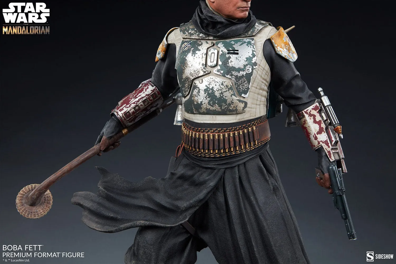 Sidehsow Collectibles Star Wars: The Mandalorian Boba Fett Premium Format Figure