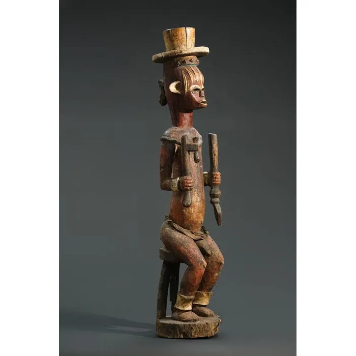 Urhobo Edjo Warrior Ikenga Statue #765