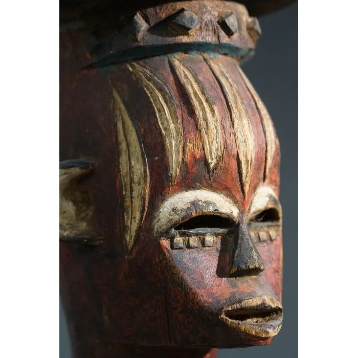 Urhobo Edjo Warrior Ikenga Statue #765