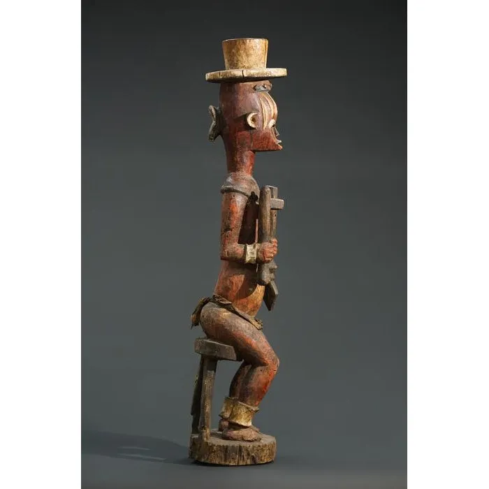 Urhobo Edjo Warrior Ikenga Statue #765