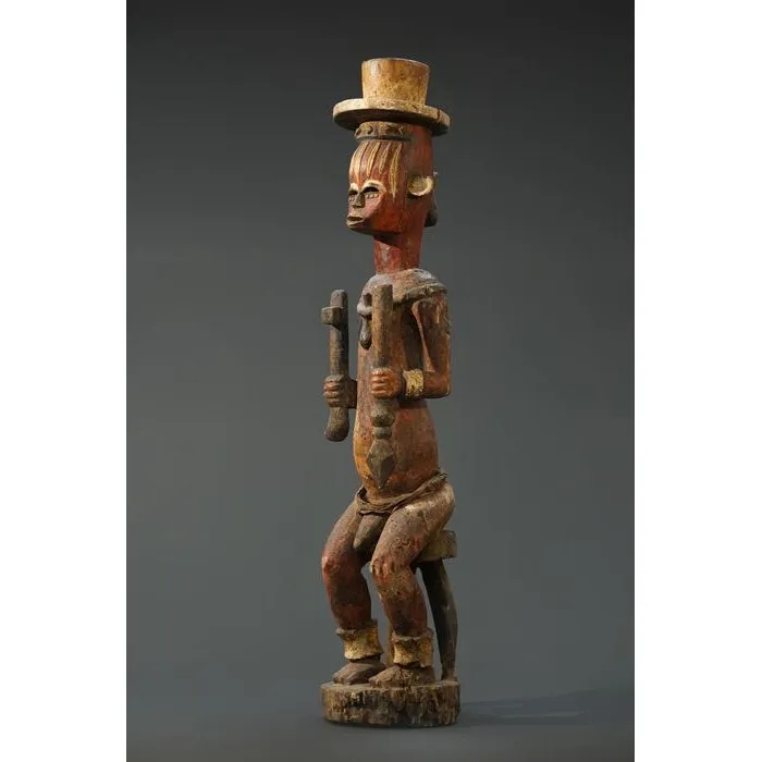 Urhobo Edjo Warrior Ikenga Statue #765